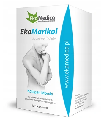 EKAMARIKOL KOLAGEN MORSKI NA STAWY 120 kapsułek