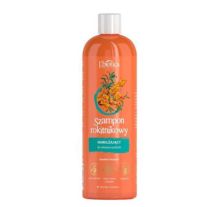 L'BIOTICA SZAMPON ROKITNIKOWY NAWILŻAJĄCY 380ml