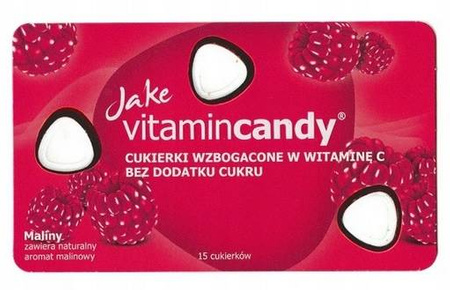 Jake VitaminCandy Cukierki malinowe 15szt