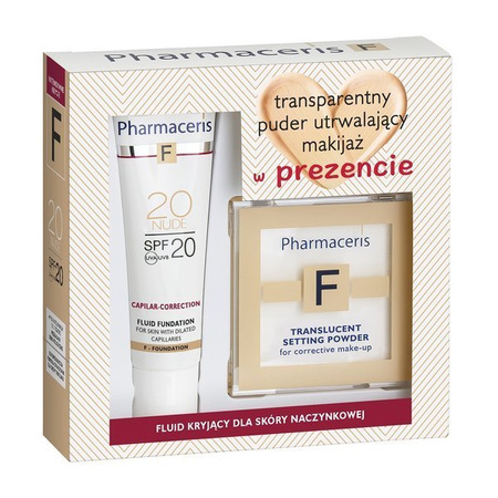 PHARMACERIS FLUID KRYJĄCY NUDE 20 NACZYNKA + PUDER