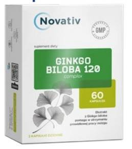 GINGKO BILOBA 120 complex miłorzęb japoński 60 kap