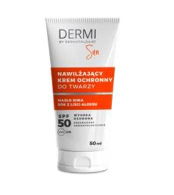 Dermi Nawilżający krem ochronny do twarzy SPF50