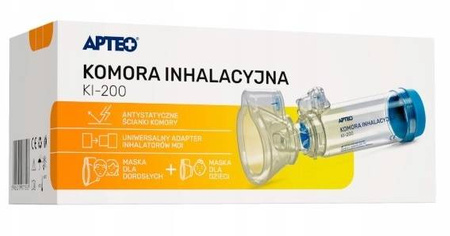 Komora inhalacyjna APTEO KI-200 MASKA DUŻA I MAŁA 
