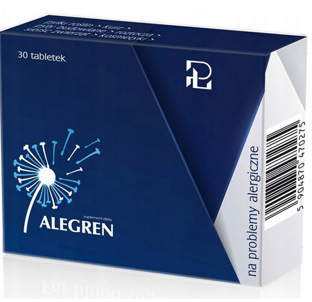 ALEGREN NA ALERGIĘ UKŁAD ODPORNOŚCIOWY 30 tabletek
