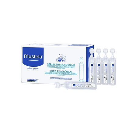 MUSTELA ENFANT BEBE SÓL FIZJOLOGICZNA 0.9% 20x5ML