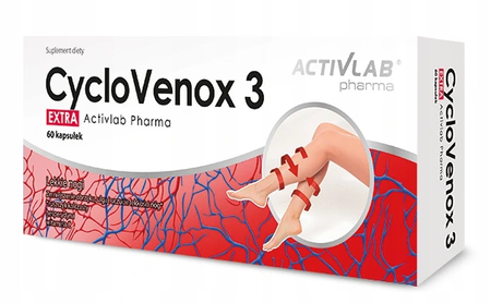 CYCLOVENOX 3 NA KRĄŻENIE ŻYLAKI OBRZĘKI NÓG