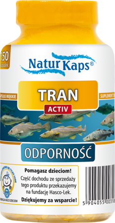 NaturKaps TRAN ACTIV Omega3 NA SERCE ODPORNOŚĆ 150
