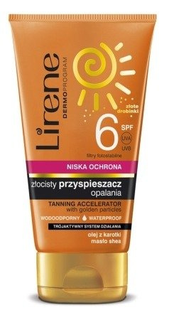 LIRENE SUN ZŁOCISTY PRZYSPIESZACZ OPALANIA SPF6