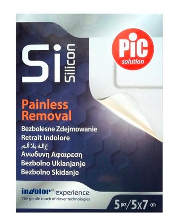 PIC SiSilicon plastry silikonowe 5x7 cm 5 szt.