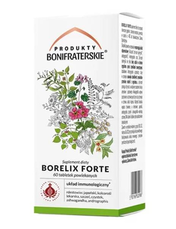 BORELIX FORTE na ODPORNOŚĆ OCZYSZCZENIE ORGANOIZMU