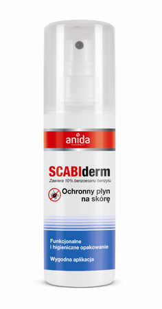 ANIDA SCABIDERM OCHRONNY PŁYN NA SKÓRĘ 100ML