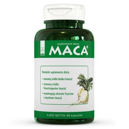 MACA 80 KAPSUŁEK A-Z MEDICA ENERGIA DLA AKTYWNYCH