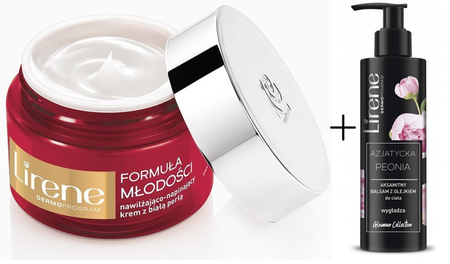 LIRENE FORMUŁA MŁODOŚCI KREM Z BIAŁĄ PERŁĄ 35+ 45+