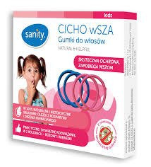 CICHO WSZA Gumka do włosów przeciw wszom 4 gumki
