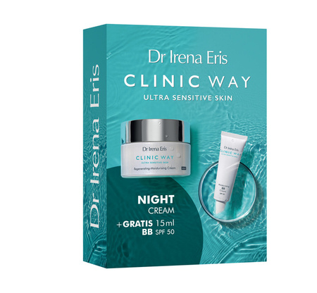DR ERIS CLINIC WAY NAWILŻANIE KREM NA NOC +KREM BB