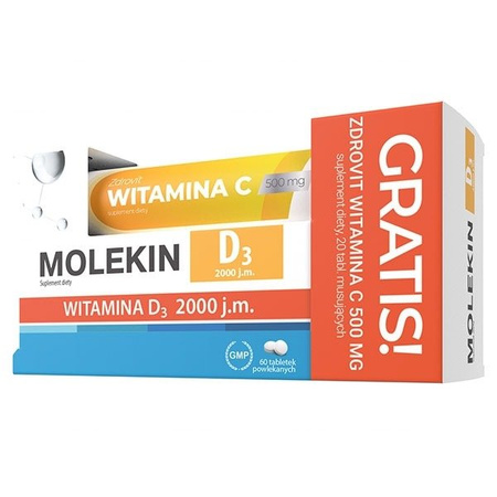 WITAMINA D3 MOLEKIN 2000 j.m 60 TABLETEK