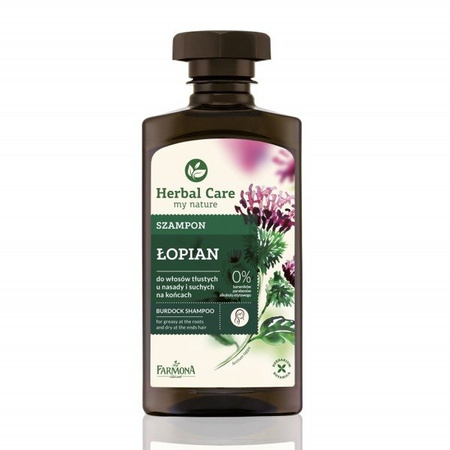 Farmona Herbal Care szampon do wł tłustych łopian 