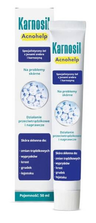 Karnosil Acnohelp Żel z jonami srebra Trądzik 50ml