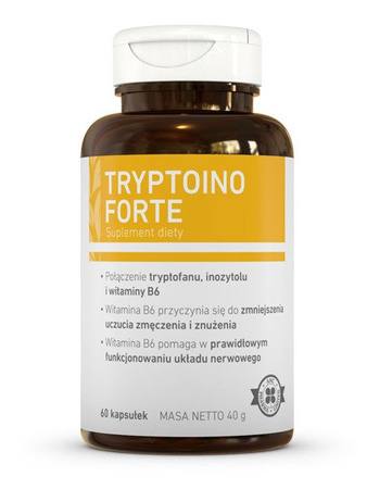 TRYPTOINO FORTE TRYPTOFAN INOZYTOL STRES ZMĘCZENIE