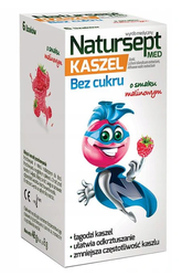 NATURSEPT MED KASZEL LIZAKI MALINOWE BEZ CUKRU