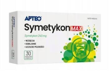 APTEO SYMETYKON MAX 240 mg NA  WZDĘCIA 30 kapsułek
