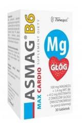 ASMAG B6 MAX CARDIO magnez z głogiem 30 tabl.