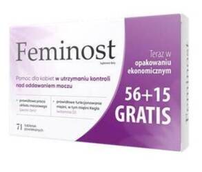 FEMINOST NA NIE TRZYMANIE MOCZU 56 tabletek