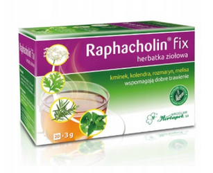 Raphacholin fix herbatka ziołowa na trawienie