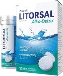 Zdrovit Litorsal Alko-Detox 10 tabletek musujących