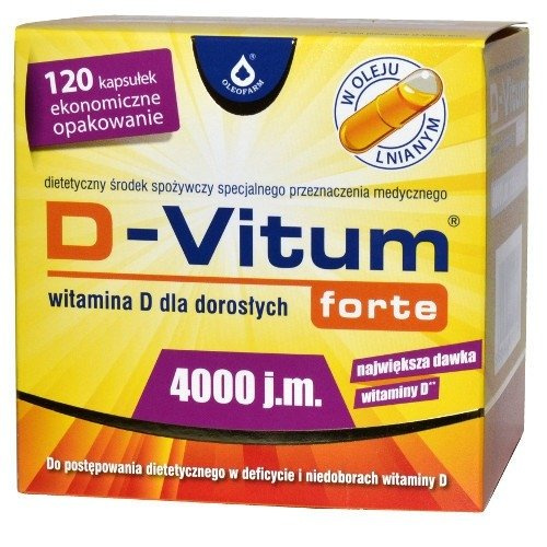 D Vitum Forte 4000 Dla Dorosłych Twist Off 120 Kap