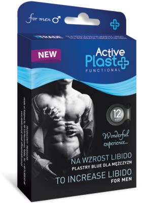 ACTIVE PLAST BLUE plastry wzrost libido u mężczyzn