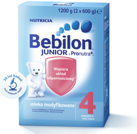 BEBILON 4 JUNIOR z PRONUTRA MLEKO 1200g