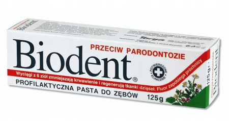 BIODENT pasta do zębów przeciw paradontozie 125g