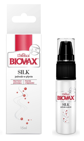 BIOVAX SILK JEDWAB W PŁYNIE 15 REGENERACJA WŁOSÓW 