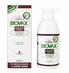 BIOVAX SZAMPON DO WŁOSÓW WYPADAJĄCYCH 400 ml