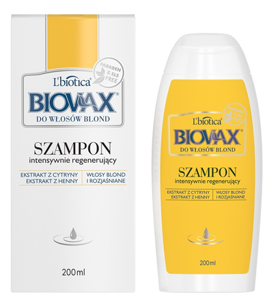 BIOVAX SZAMPON REGENERUJĄCY DO WŁOSÓW BLOND 200 ml