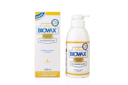 BIOVAX SZAMPON REGENERUJĄCY DO WŁOSÓW BLOND 400 ml