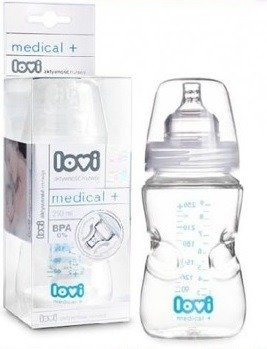 BUTELKA Lovi MEDICAL Plus 250ml + smoczek