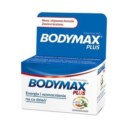 Bodymax Plus Lecytyna 60 tabletek ODPORNOŚĆ ENERGY