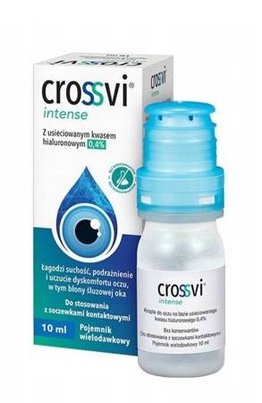 CROSSVI INTENSE 0,4% krople nawilżające do oczu