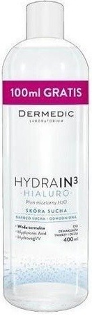 DERMEDIC HYDRAIN 3 HIALURO PŁYN MICELARNY 400 ml