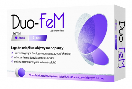 DUO-FEM NA DZIEŃ i NOC 28+28 MENOPAUZA