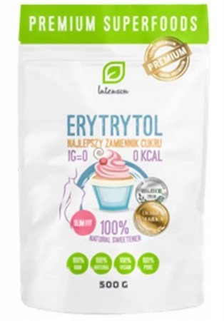 ERYTRYTOL Erythritol Erytrol Słodzik Stołowy 500G