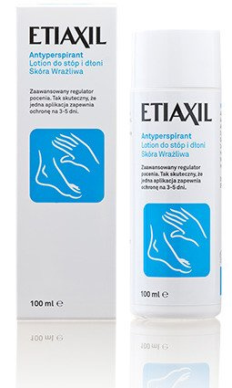 ETIAXIL LOTION WRAŻLIWA do dłoni i stóp 100ml