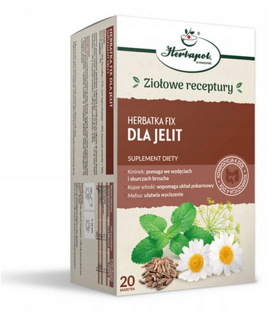 Herbapol Kraków Herbatka dla jelit 20 saszetek