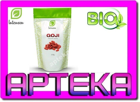 INTENSON JAGODY OWOCE GOJI 250g SUSZONE NATURALNIE