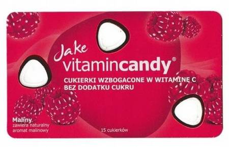 Jake VitaminCandy Cukierki malinowe 15szt