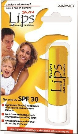 LIPS SUN POMADKA SZTYFT SPF 30 NA SŁOŃCE