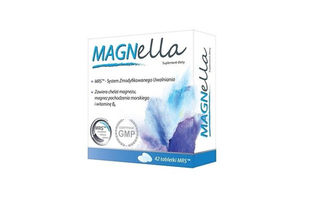 Magnella 42 tabl - Chelat Magnezu