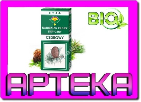 Naturalny Olejek Eteryczny CEDROWY 10 ml ETJA